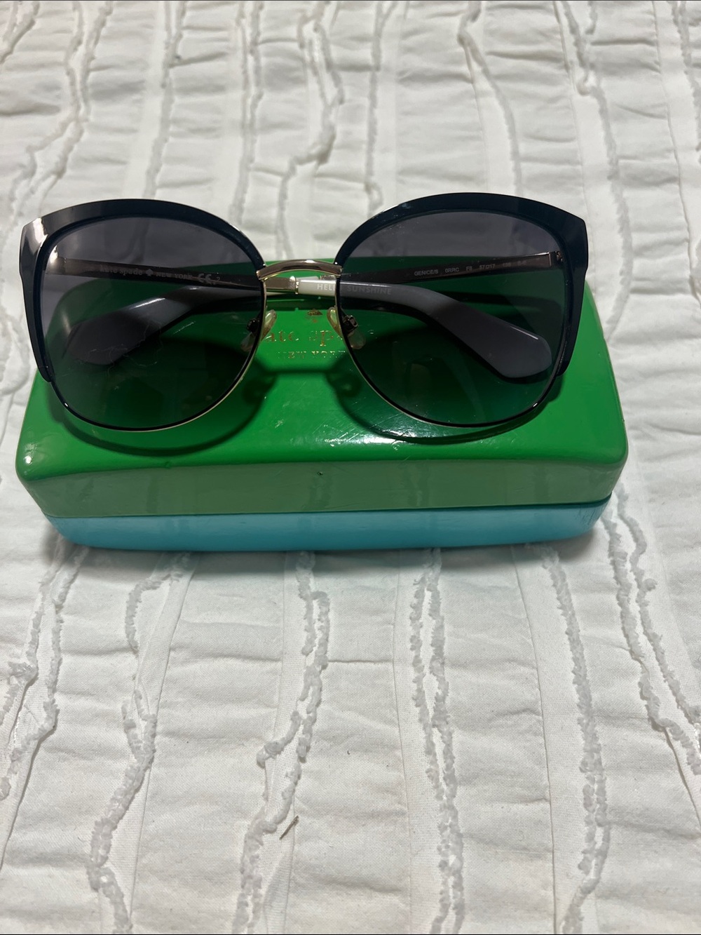 kate spade Black Sunglasses with Gold Bridge
